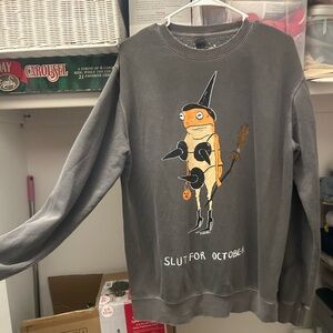 Bill Crisafi S lut for October crewneck